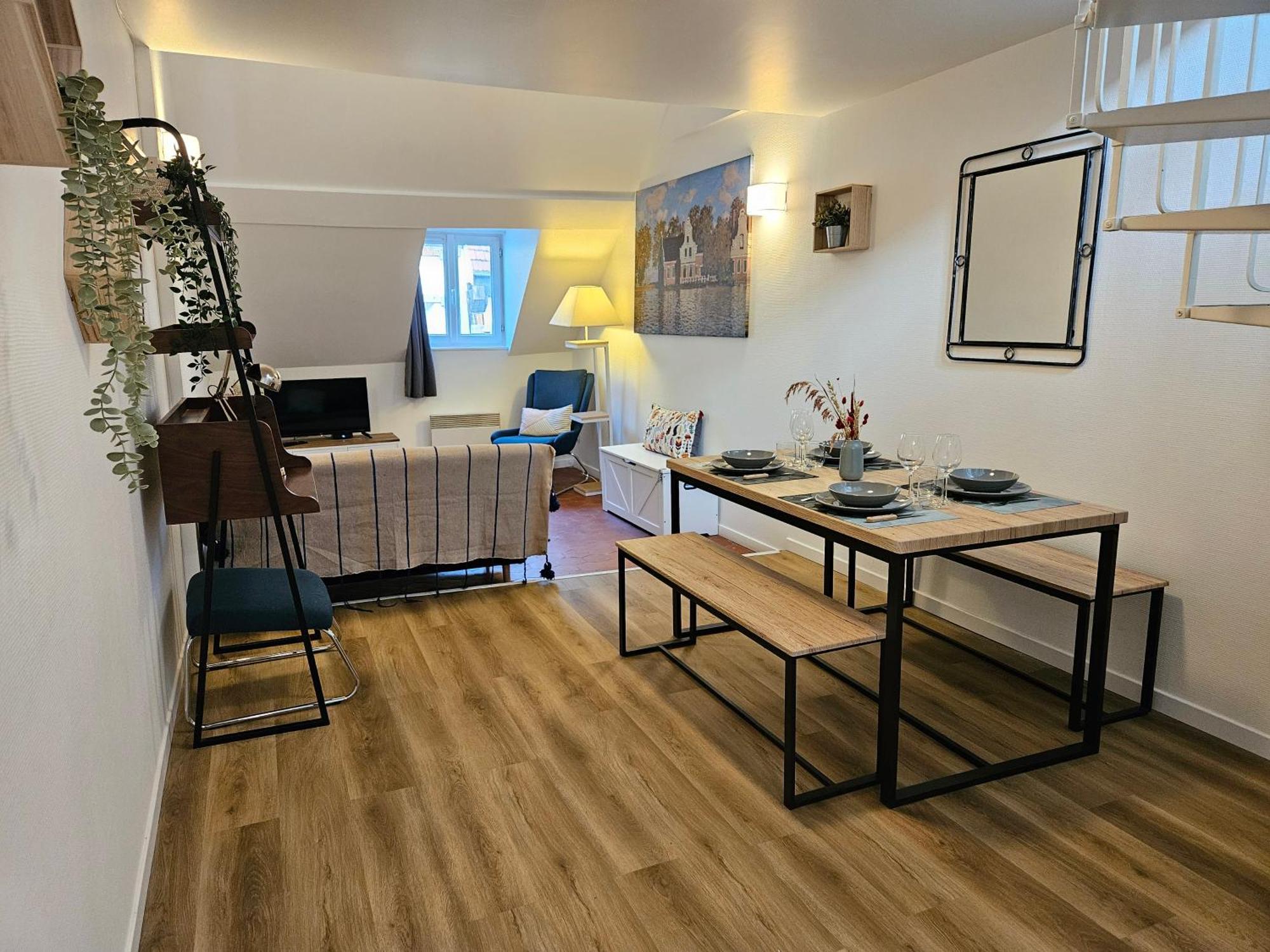 Charmant Duplex Au Coeur De Vernon Proche Gare Et Giverny 外观 照片